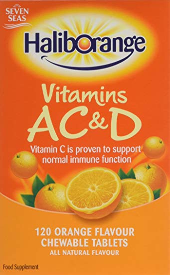 Vitamin Haliborange AC & D dạng viên nén nhai - 60 viên